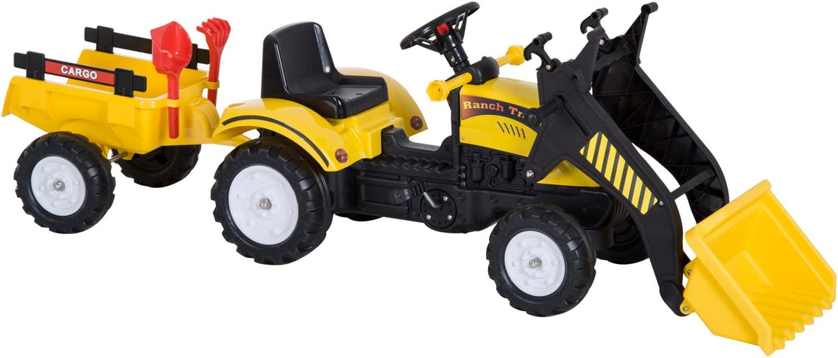 Ride-On Kids Bulldozer Toy with Dirt Bucket P2625