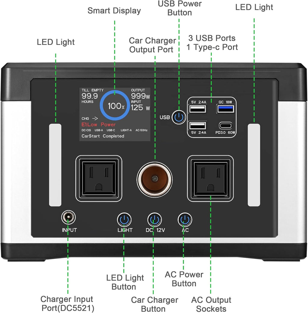 700W Portable Power Station 577Wh K98710