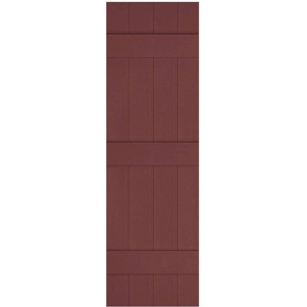 14x22W x 63x22H Vinyl Board-n-Batten Shutters O931716