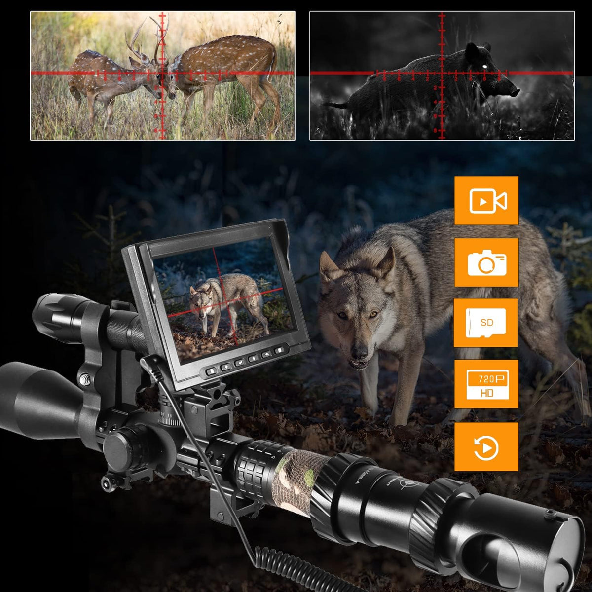 Night Vision Scope with 5 Screen Z775033
