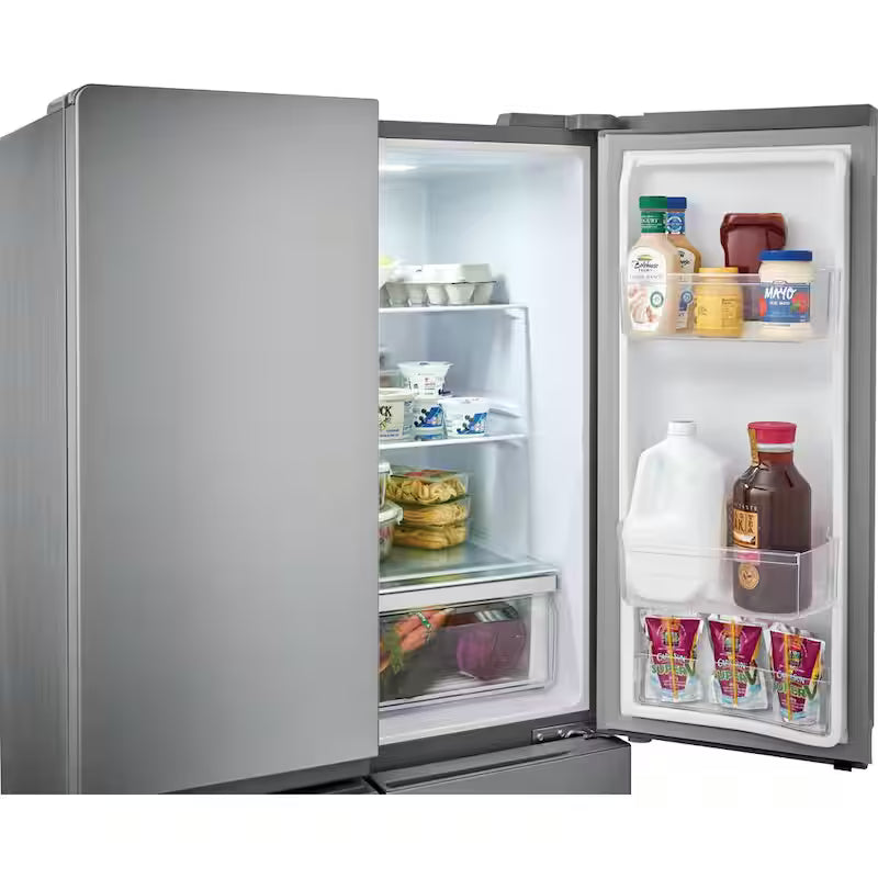 17.4 cu. ft. 4-Door Refrigerator in Brushed Steel D745