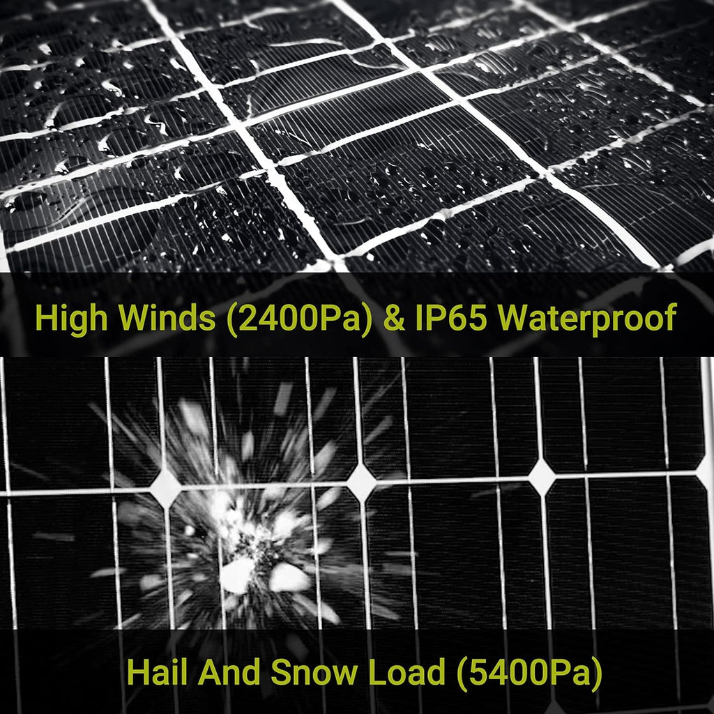 160W Monocrystalline 12V Solar Panel J7392