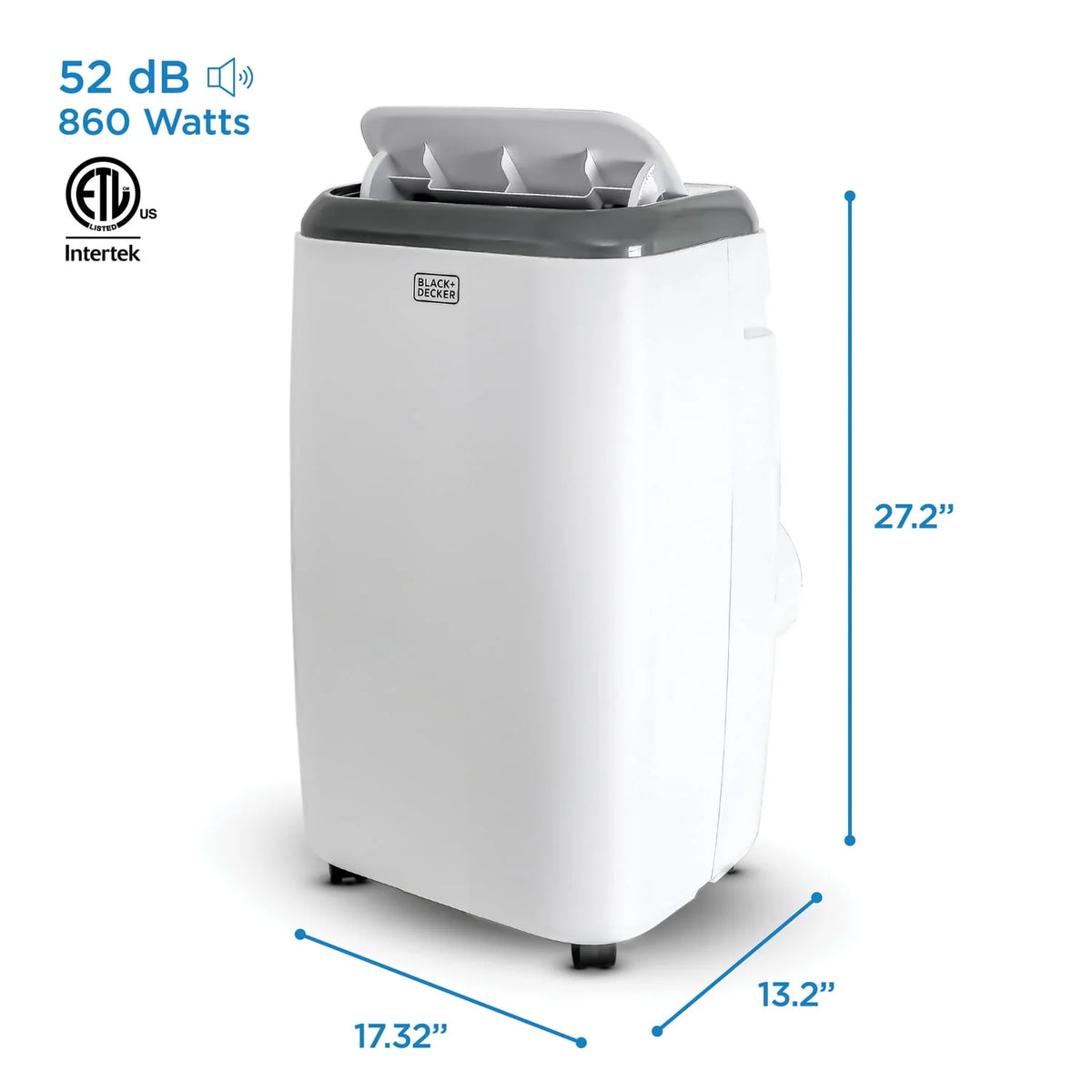 5,000 BTU Portable Air Conditioner with Remote Control, White H799