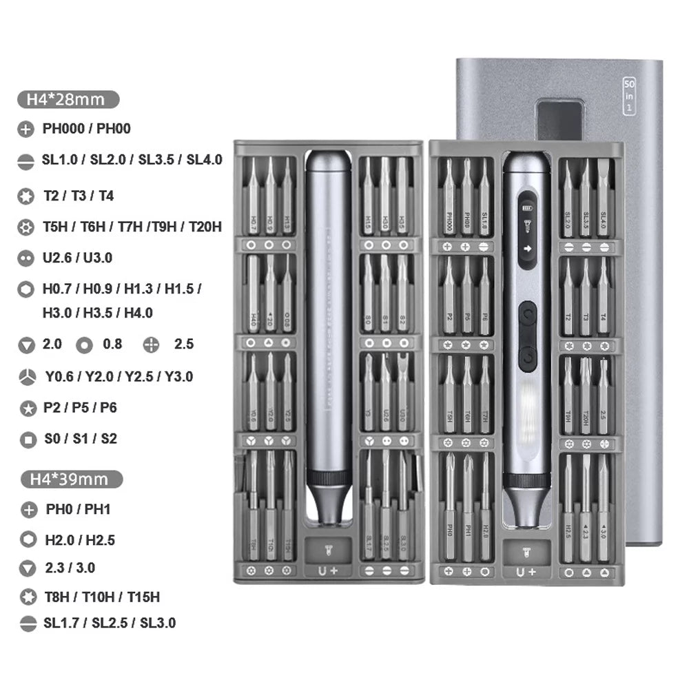 Electric Screwdriver Set High Precision Multifunctional Type-C L165