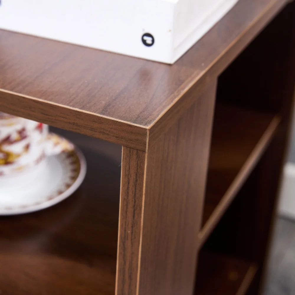3-Tier Wood Square Side Table K27016