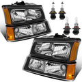 Black Housing Clear Lens Headlight Assembly S632448