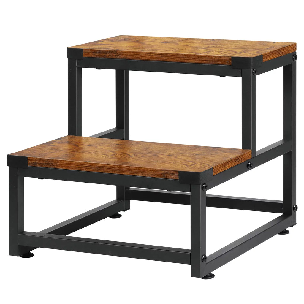 Heavy Duty 2 Step Wooden Stool N64443