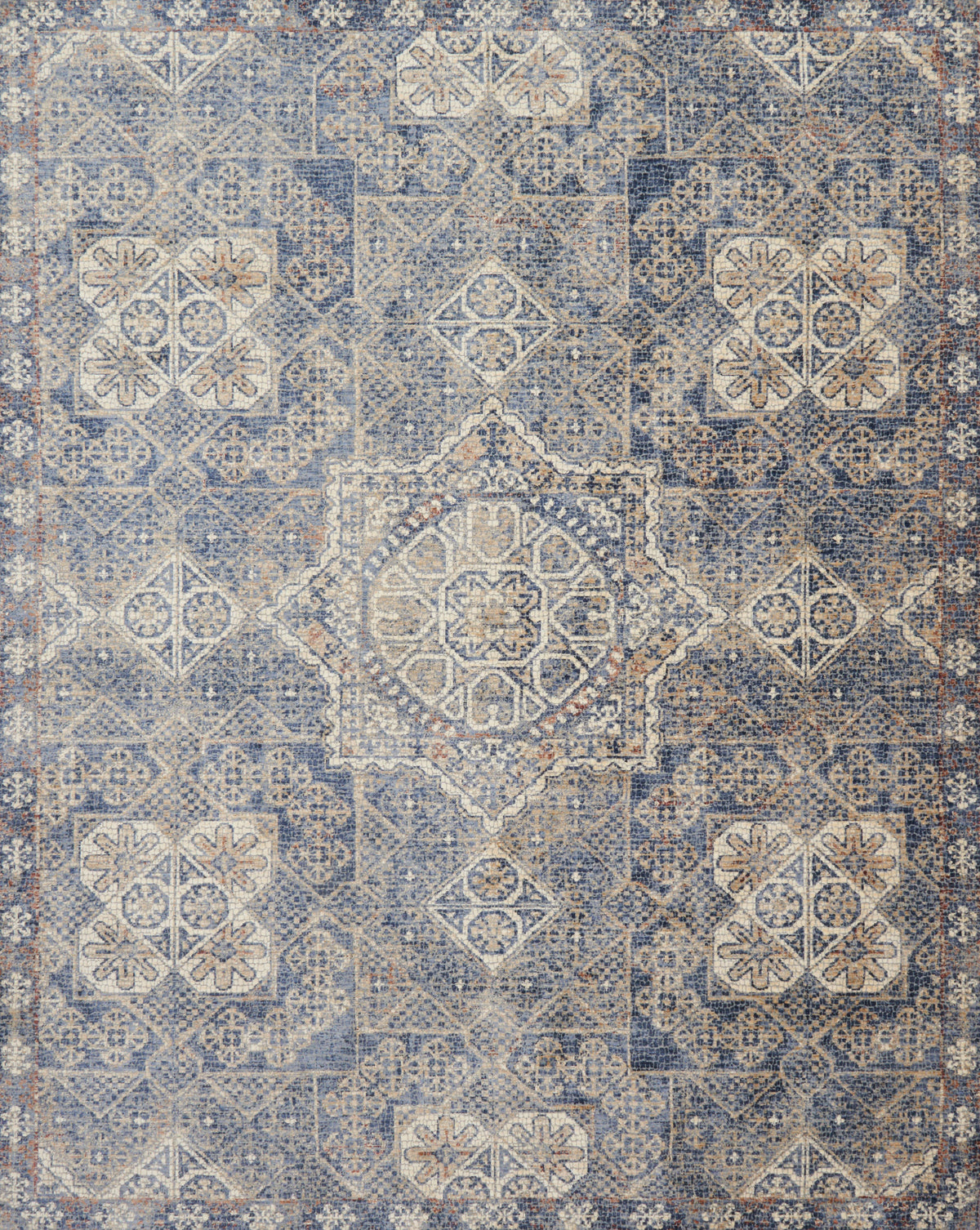 Blue 6'7 x 9'4 Rug Q3538