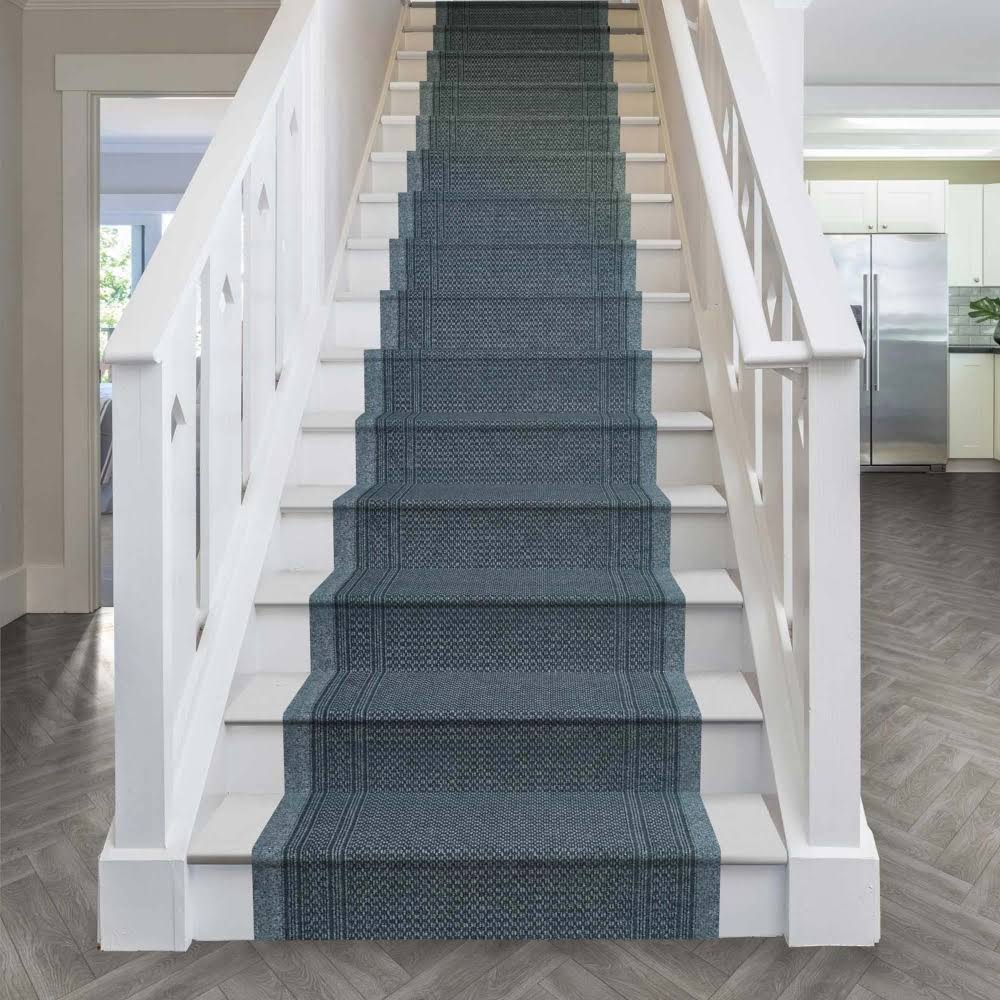 Aztec Gray Stair Carpet Runner L18229