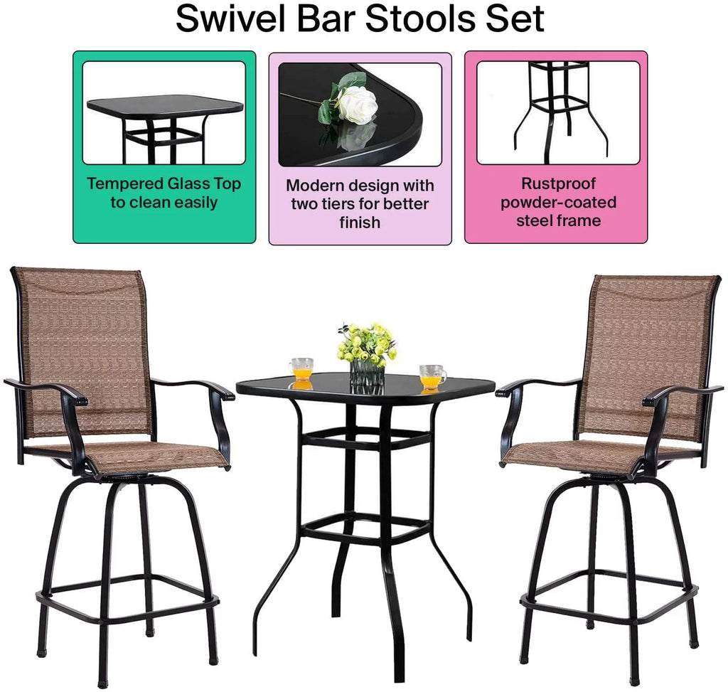 3 Piece Outdoor Furniture Set M7507