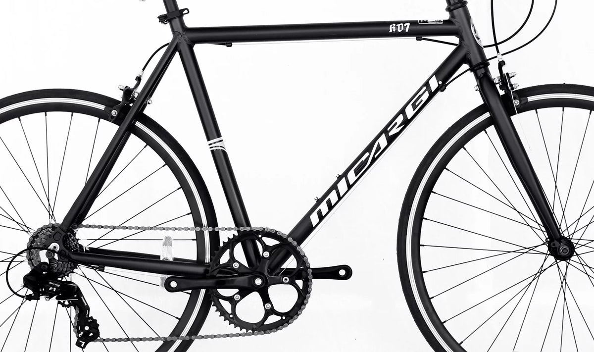 White 53 cm Aluminum 700C Road Bike Q601512