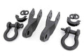 Tow Hook to Shackle Conversion Kit with D-Rings and Rubber Isolators Y6549