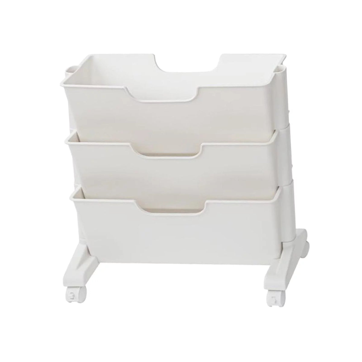 3 Tier Rolling Bookshelf with Caster Wheels X405983