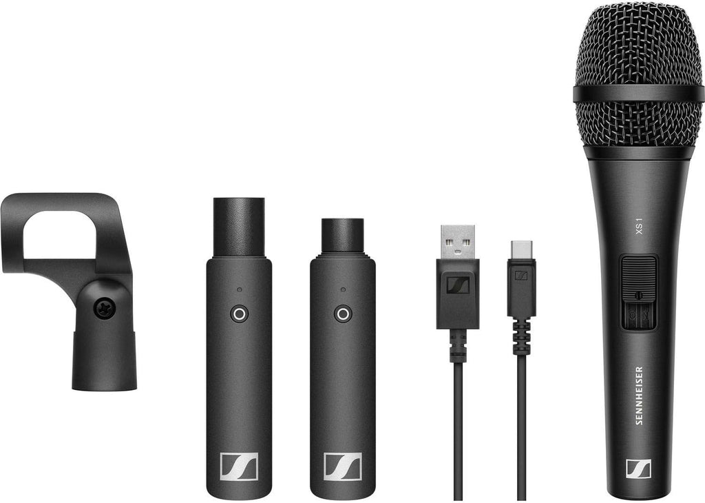 Dynamic Microphone with Charger & Fastener Straps 10-Pack Bundle A921