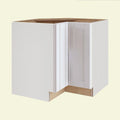 White Shaker Assembled Plywood 36 in. Corner Base Kitchen Cabinet T361