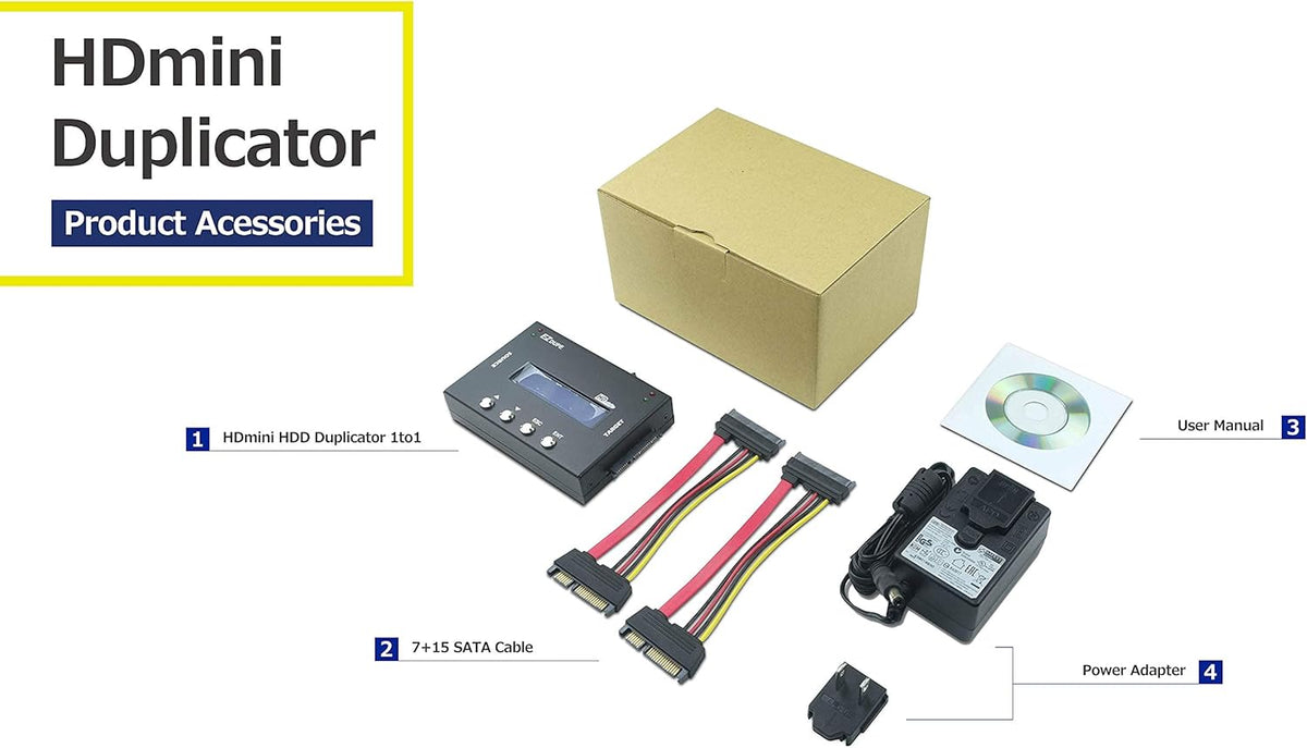 SATA 3.5 & 2.5 Hard Drive Duplicator V506