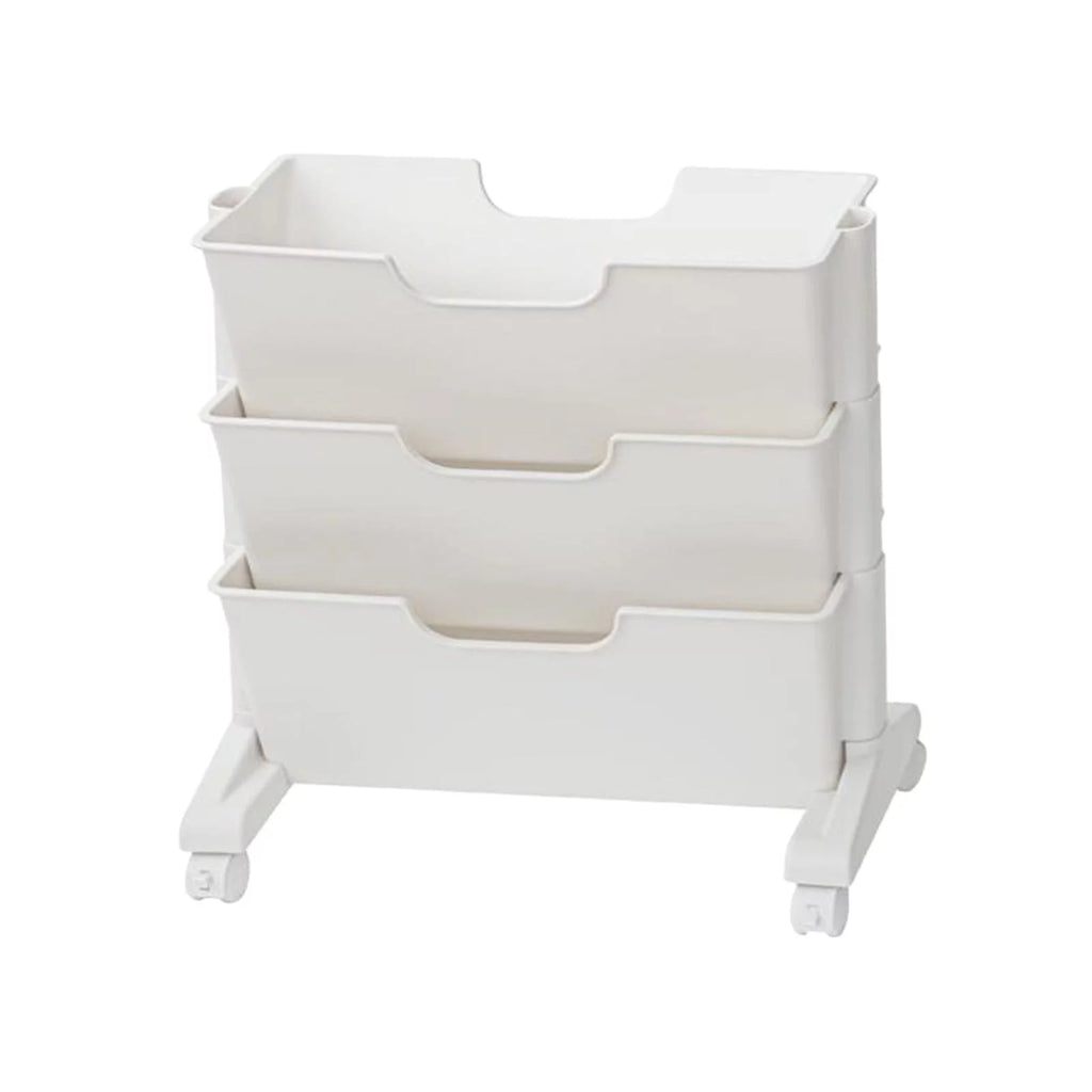 3 Tier Rolling Bookshelf with Caster Wheels X405983