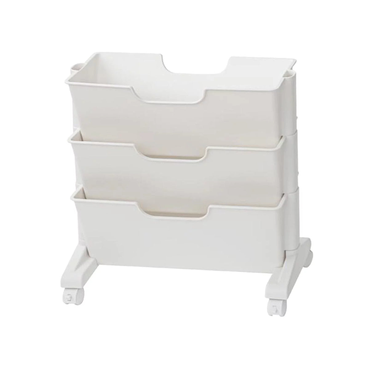 3 Tier Rolling Bookshelf with Caster Wheels X405983