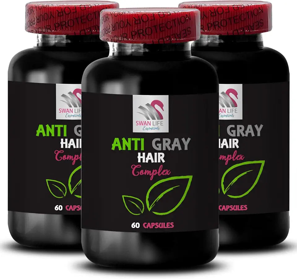 Anti Gray Hair Pills 180 Capsules L691