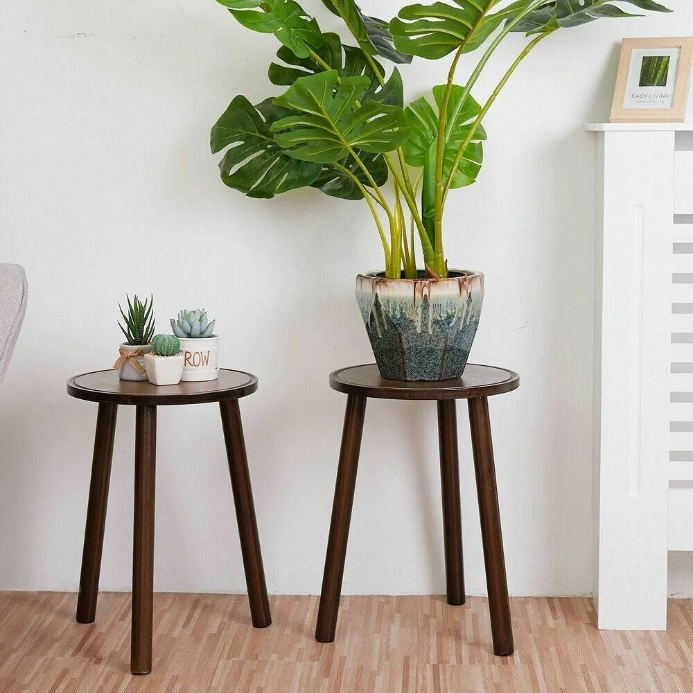 Wooden Plant Stands Side Table 2 Pack T208