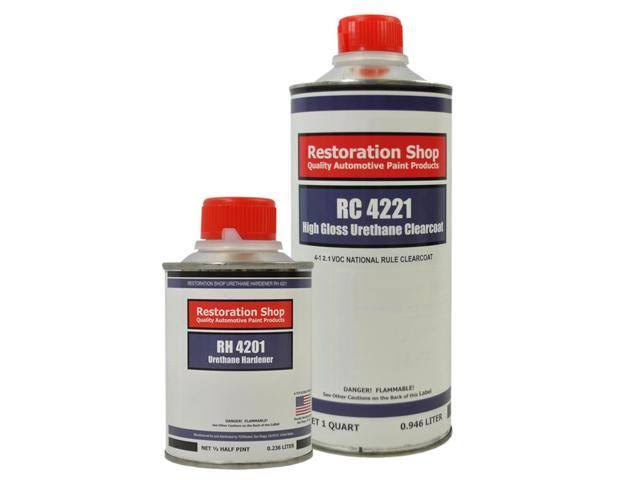 Aquamarine Firemist Quart Low VOC Urethane Basecoat Auto Body Paint Kit I7676