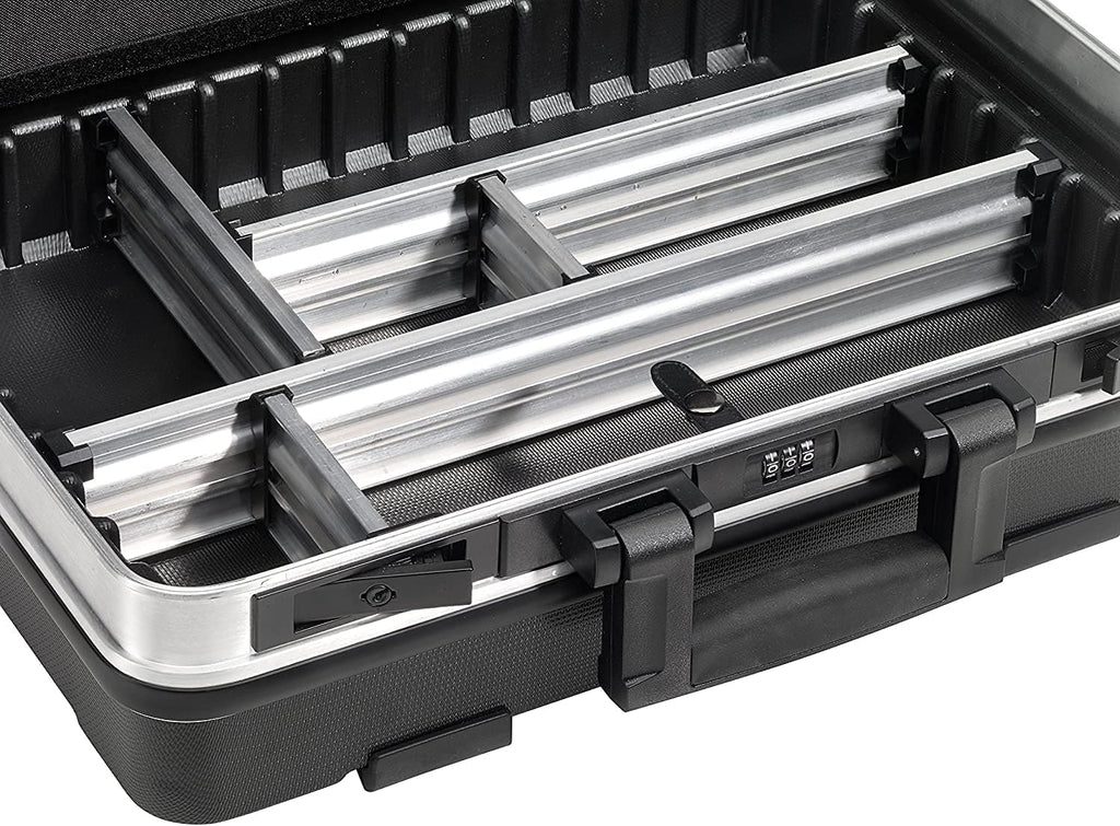 Black Portable Wheeled Tool Case E7479