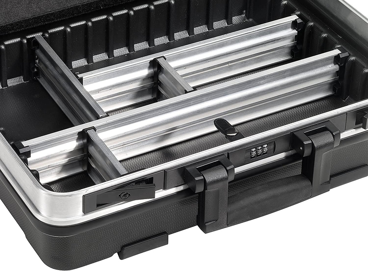 Black Portable Wheeled Tool Case E7479