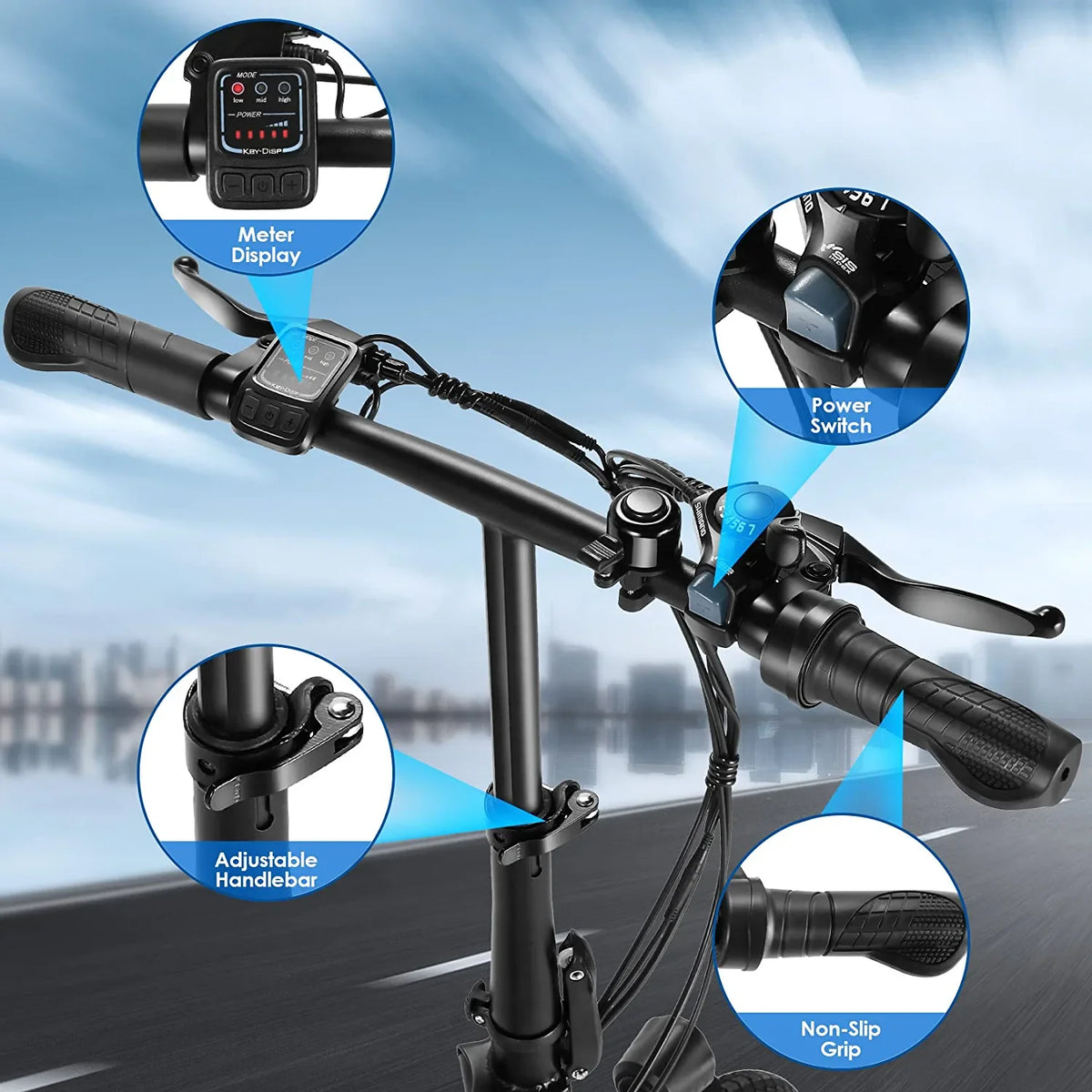 20 Folding Electric Bike 500W with 48V Removable Battery K95969