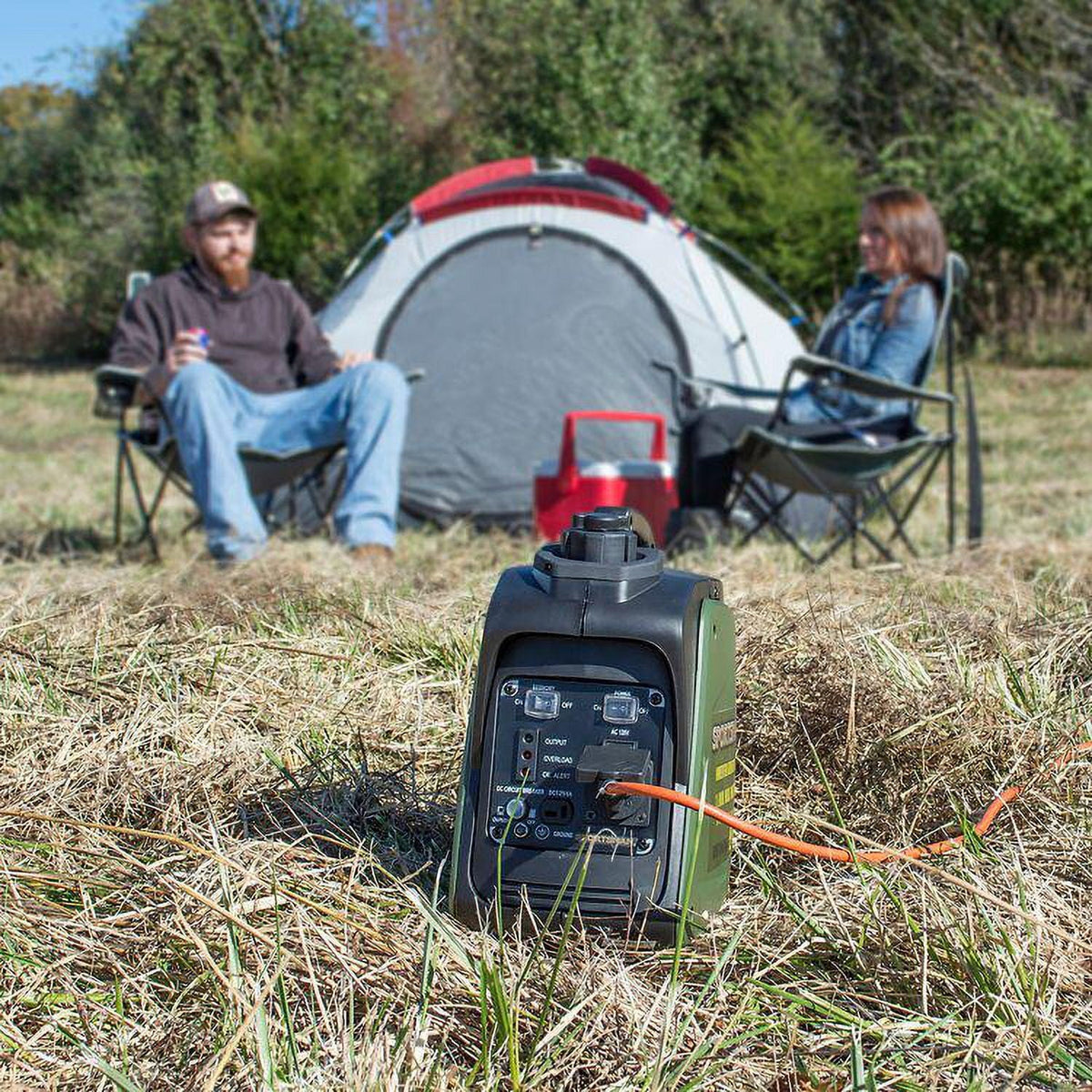 800-Watt Gasoline Powered Inverter Portable Generator N711542