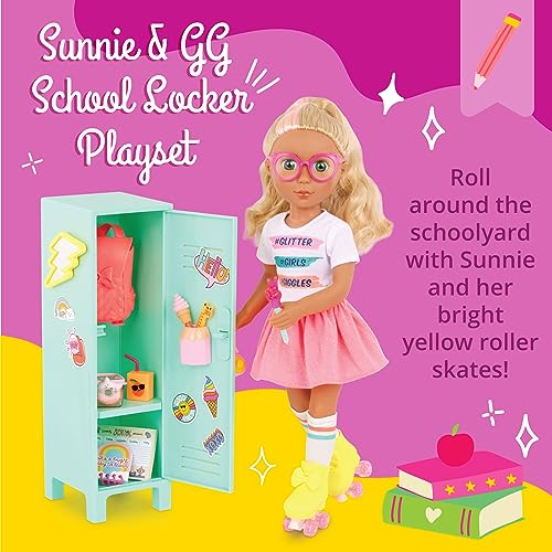 14-Inch Doll Set with Blonde Hair & Green Eyes L239939