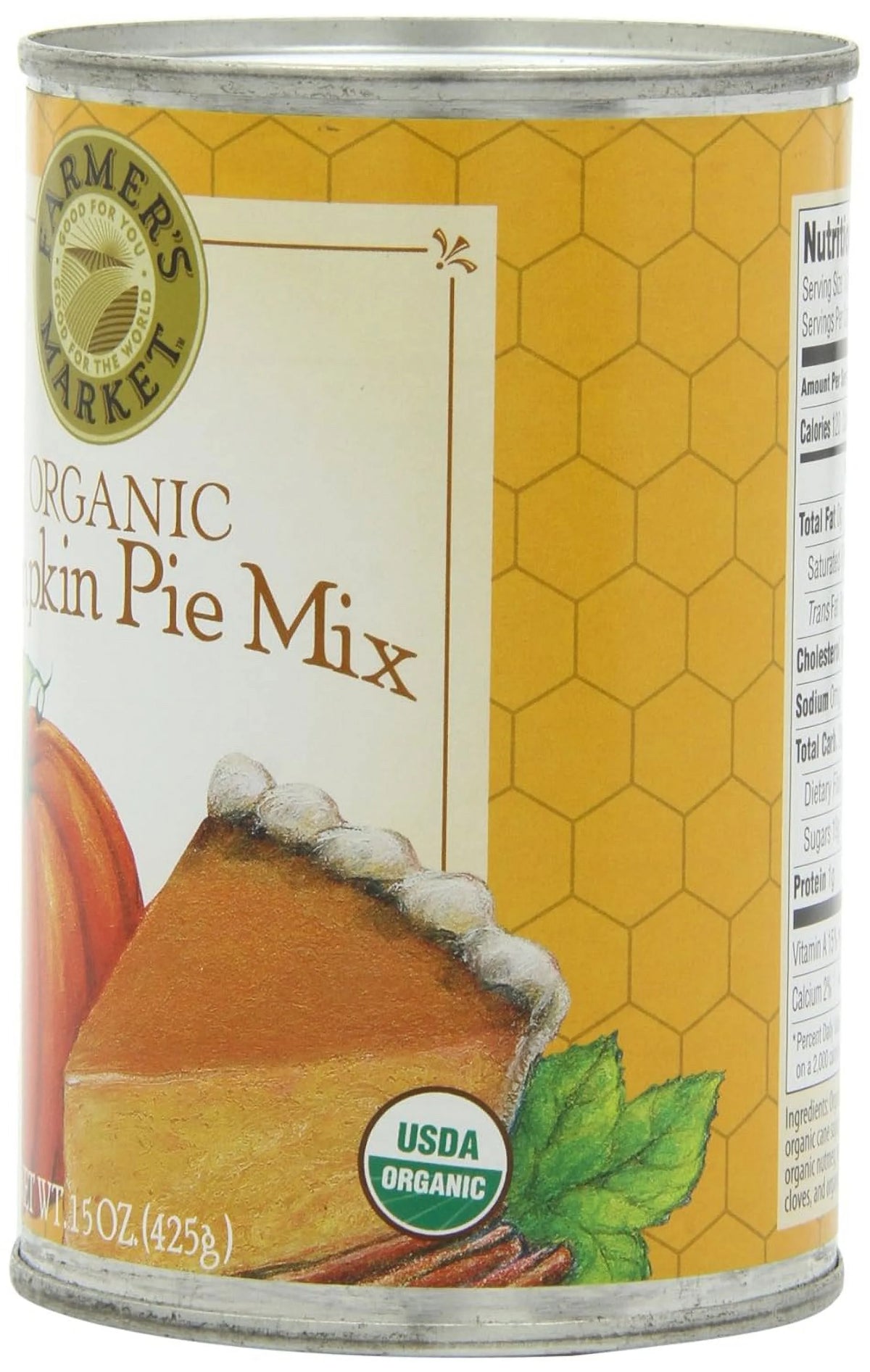 Organic Canned Pumpkin Pie Mix 15-Ounce Cans Pack Of 12 O7606