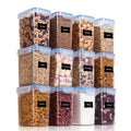 12 Pc Airtight Plastic Food Storage Containers N414477