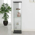 Black Clear Curio Cabinet J358