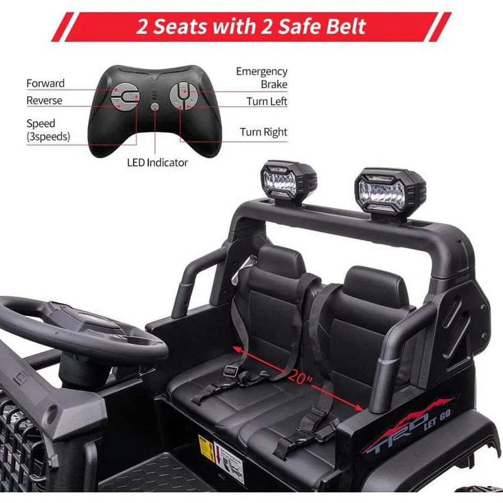 24V Ride on Car with Remote Control 2 Seats I12118