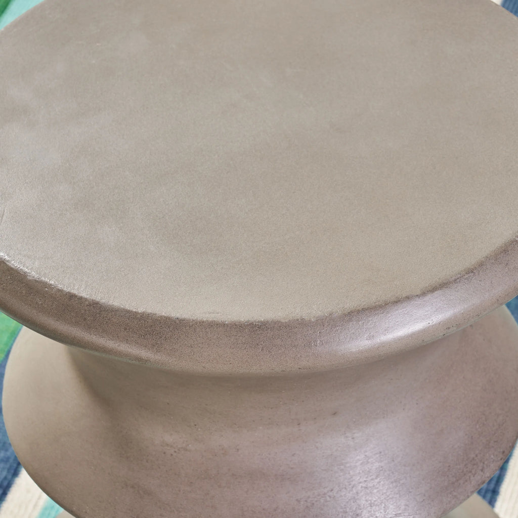 22" Light-Weight Concrete Side Table T93541