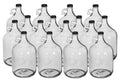 One Gallon Glass Jug with Black Metal Screw Cap Set of 16 Q352830