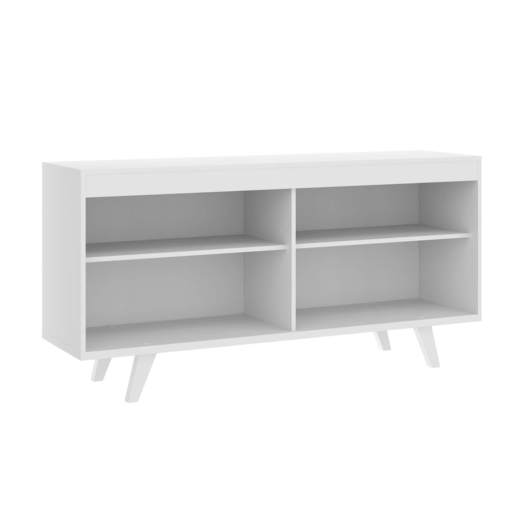 White Wood TV Media Console H349
