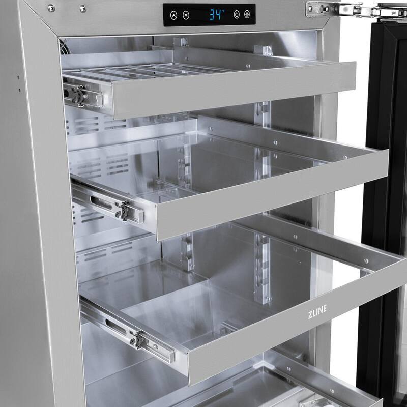24 in. Single Zone Beverage Fridge with Glass Door L4168
