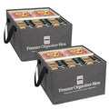 Collapsible Freezer Organizer Bins with Removable Dividers R395197