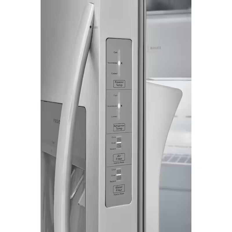 33 in. 22.3 cu. ft. Side by Side Stainless Steel Refrigerator O504023