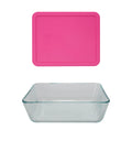 11-Cup Rectangle Glass Food Storage Dish with Lid H42342