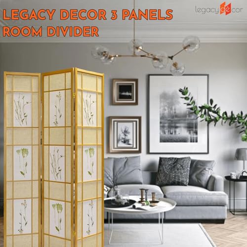 3 Panel Portable Foldable Freestanding Room Divider Screen S44272