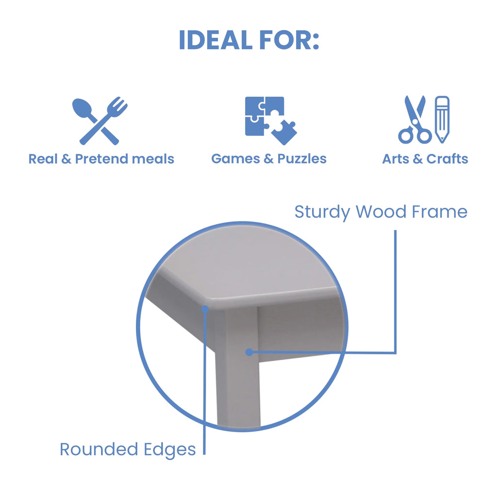 Wood Kids Table and Chair Set (2 Chairs Included) P289121