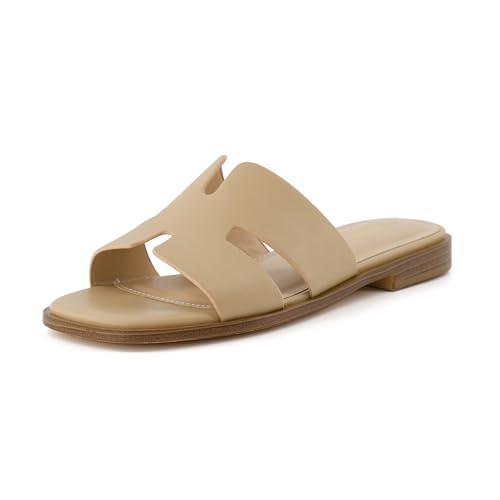 Slip On Cutout Strap Sandals N367