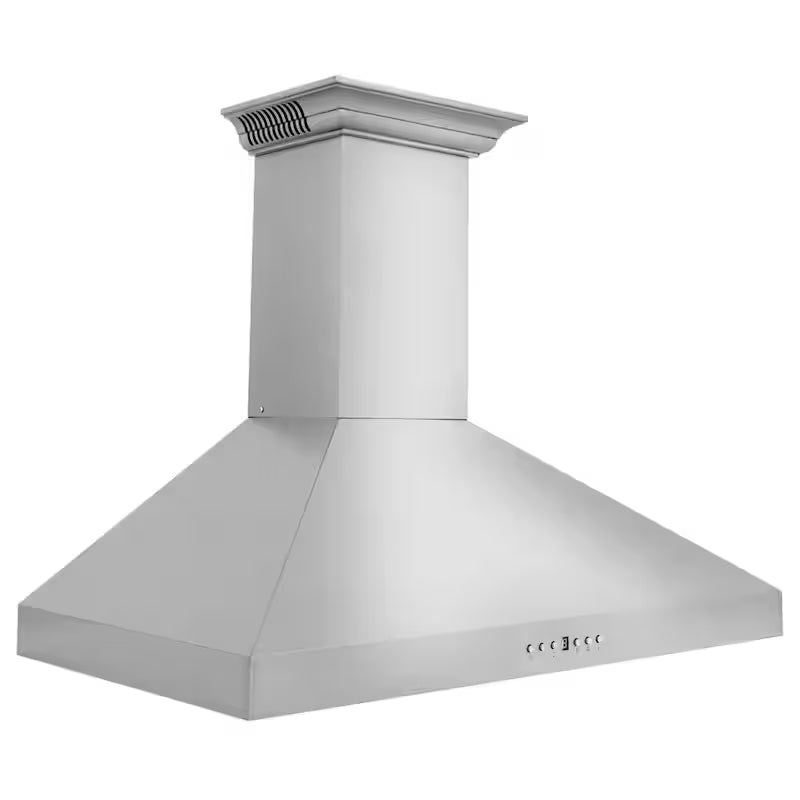36 in. 400 CFM Ducted Wall Mount Range Hood in Stainless Steel W90833