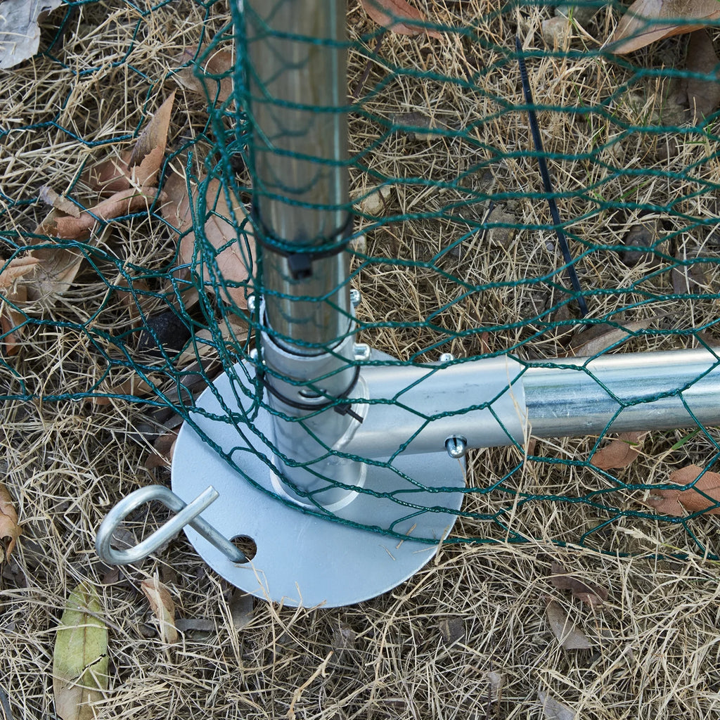 Large Metal Chicken Coop 6.6x9.8x6.6 ft X5278