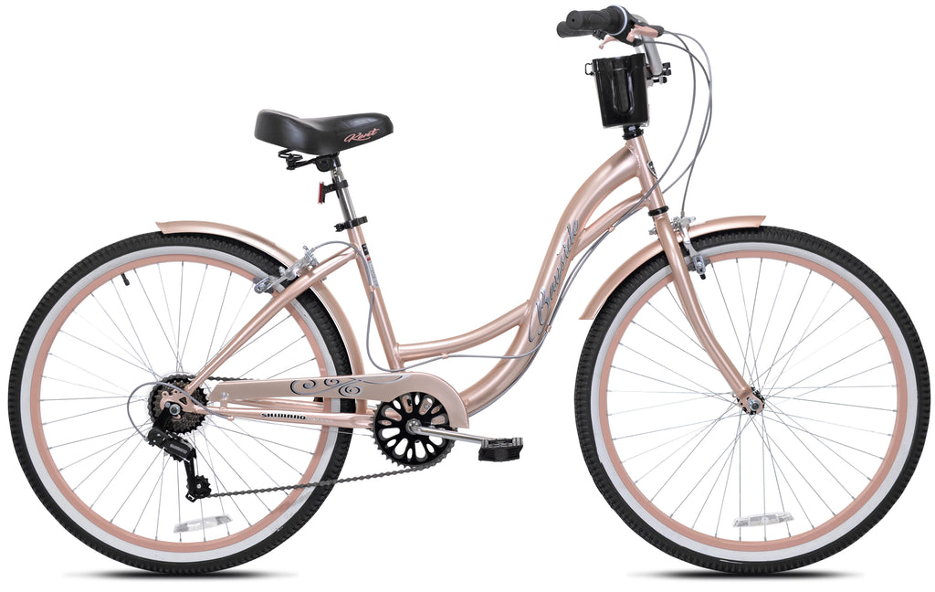 26 in. Rose Gold Women's Cruiser Bike L196375
