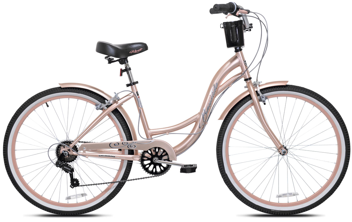 26 in. Rose Gold Women's Cruiser Bike L196375