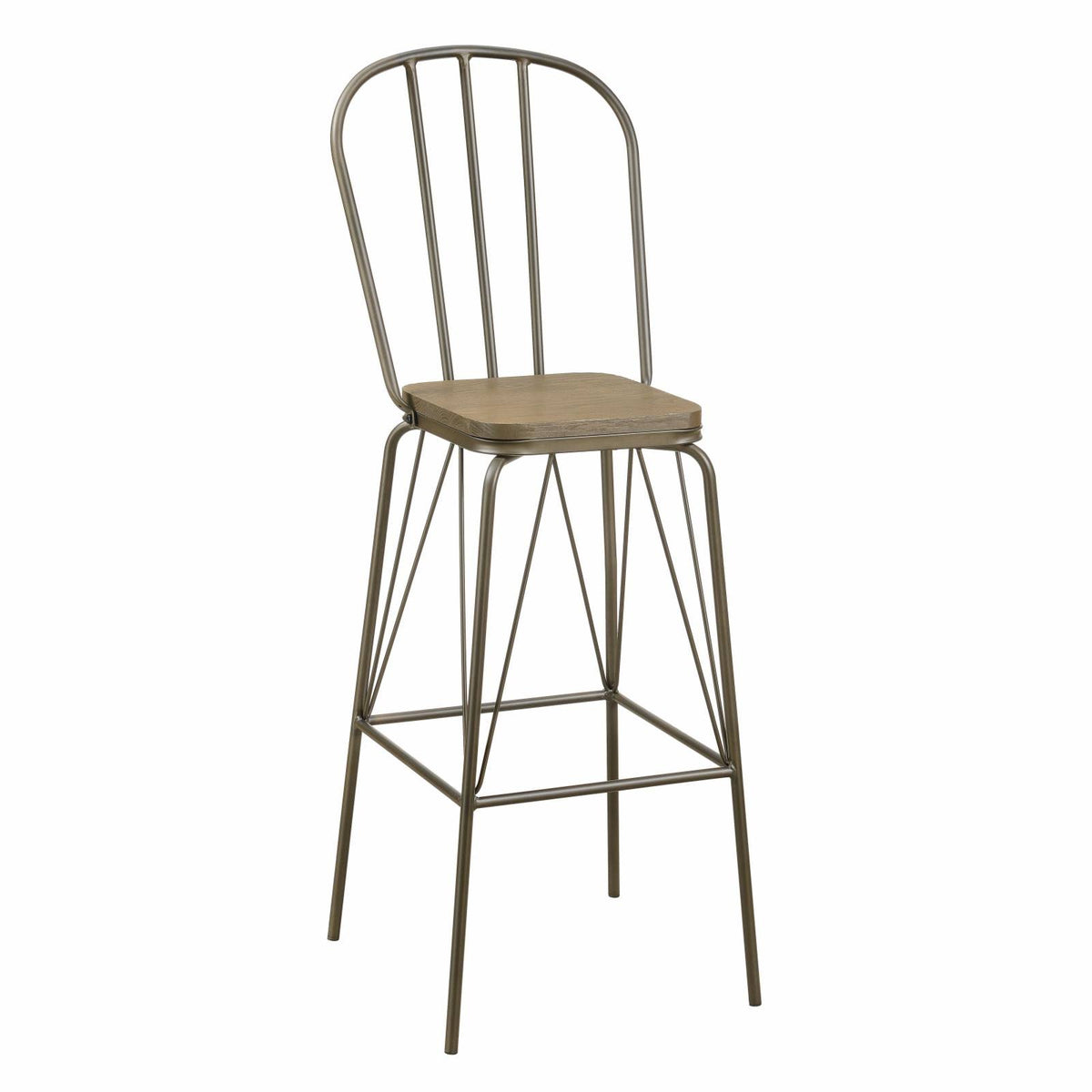 Modern 30 in. Metal Bar Stool - Set of 2 C141