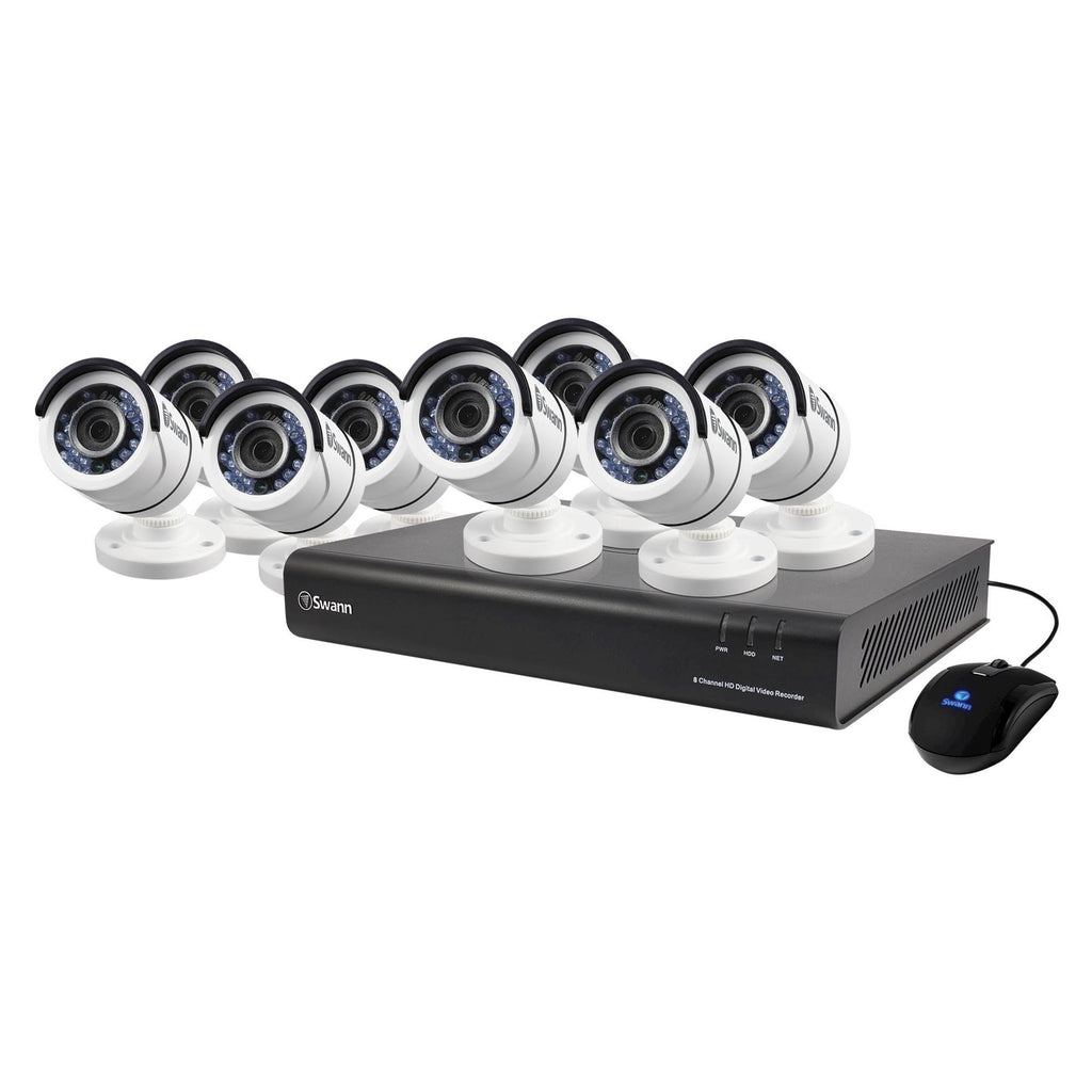 8-Channel 1080p DVR with 8 Cameras D312